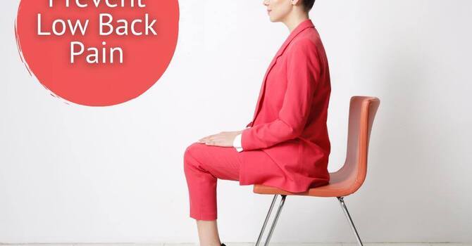 Simple ways to Prevent Low Back Pain image
